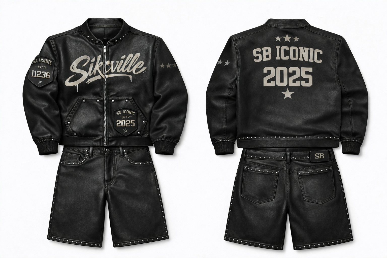Sikcville Relaxed Leather Set